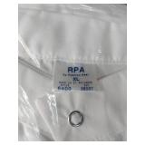 FACTORY SEALED - White Medical Lab Coat RPA by Fashion Seal (Size XL) 2 Pack