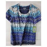 APPEARS NEW - 1 Landau, 1 Koi, 1 Elan Medical Scrub Tops (Size Medium) Lot of 3