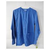 APPEARS NEW - Landau Women s Snap Front Warm-up Scrub Jacket (Size Small)  - Retail: $55