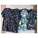 APPEARS NEW - Landau Medical Scrub Tops (Size Medium) Lot of 3