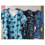 APPEARS NEW - Landau Medical Scrub Tops (Size 2XL) Lot of 3