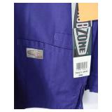 APPEARS NEW - Landau Unisex V-Neck Scrub Top  Style 71221 - Grape (Size Small) 2 Pack