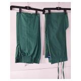 APPEARS NEW - Landau Green Medical Scrub Pants 1 Style 8322 Jogger & 1 Style 7602 (Size XS) 2 Pack