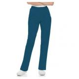 APPEARS NEW - Landau Womens Classic Tapered Leg Scrub Pant (Size Medium) 2 Pack
