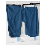 APPEARS NEW - Landau Womens Classic Tapered Leg Scrub Pant (Size Medium) 2 Pack
