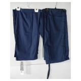APPEARS NEW - 1 ScrubZone by Landau Women s Elastic Waist Cargo Scrub Pants Style 83221 & 1 Fashion Seal (Size XL) 2 Pack