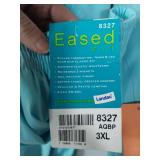 APPEARS NEW - Landau Eased Fit 8327 Scrub Pants - Aqua Blue (Size 3XL) 2 Pack