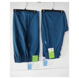 APPEARS NEW - Landau Women s Classic Tapered Leg Scrub Pant (Size Medium) 2 Pack