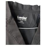 APPEARS NEW - Landau Professional Medical Scrub Jacket - Black (Size Large)