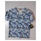 APPEARS NEW - Landau, Med Couture & Dickies Medical Scrub Top Collection (Size Small) 3 Pack