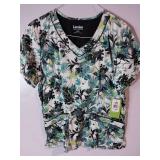 APPEARS NEW - Landau Medical Scrub Tops Collection (Size Large) 3 Pack