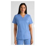 APPEARS NEW - Scrub Advantage Medical Scrub Top Style #7873 (Size Small) 2 Pack