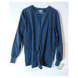 APPEARS NEW - Landau Women s Snap Front Warm-up Scrub Jacket Style 7525 BNP (Size Medium)
