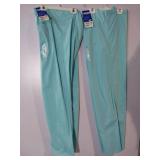 APPEARS NEW - Landau Unisex Scrub Pants Style 7602 AQBP (Size XL) 2 Pack
