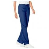 APPEARS NEW - Landau Women s Scrub Zone Modern Tailored Fit Breathable Fade Resistant 3 Pockets Elastic Basic Pull On Scrub  Style 83222 (Size Large) 2 Pack