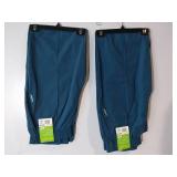 APPEARS NEW - Landau Womens Classic Tapered Leg Scrub Pant Style 8320 CBP (Size Medium) 2 Pack