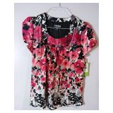 APPEARS NEW - Landau Medical Scrub Tops Bundle (Size Small) 3 Pack