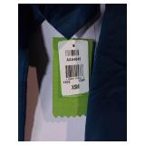 APPEARS NEW - Landau Unisex Reversible Dolman Sleeve V-Neck Scrub Top  Style 7502CPB (Size XS) 2 Pack