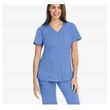 APPEARS NEW - Scrub Advantage Top Set Style 7873 CEIL (Size Large) 2 Pack