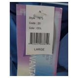 APPEARS NEW - Scrub Advantage Top Set Style 7873 CEIL (Size Large) 2 Pack