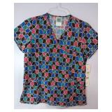 APPEARS NEW - Landau. White Swan and eckoRed Medical Scrub Tops Bundle (Size XS) 3 Pack