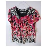 APPEARS NEW - Landau & BIO Scrub Top Pattern Mix Summer Bundle (Size 2XL) 3 Pack