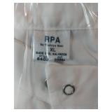 APPEARS NEW - Fashion Seal Superior White Medical Lab Coat Style 6403 (Size XL) 2 Pack