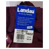 APPEARS NEW - Landau Women s Flare Leg Scrub Pant Style 83222 Wine & Landau 7602 RWP (Size XL) 2 Pack