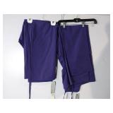 APPEARS NEW - Landau Unisex Straight Leg Scrub Pant  Style 85221 Grape (Size Medium) 2 Pack