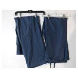 APPEARS NEW - Fashion Seal Healthcare Navy Blue Scrub Pants Style78844 (Size Medium) 2 Pack