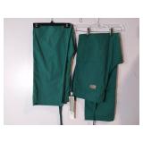 APPEARS NEW - Landau Unisex Straight Leg Scrub Pant Style 85221 HUNTR & 7602 GHP (Size Small) 2 Pack