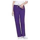 APPEARS NEW - Landau Flare Leg Pant Scrub Bottoms Style 83222 Grape & Urbane Style 9502 RPP (Size Medium) 2 Pack
