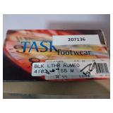 APPEARS NEW - TASK Footwear Romeo Black Leather Slip Resistant Shoes for EMT/Medical (Size 5.5)  - Retail: $85