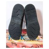 APPEARS NEW - TASK Footwear Romeo Black Leather Slip Resistant Shoes for EMT/Medical (Size 5.5)  - Retail: $85