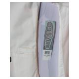 APPEARS NEW - ScrubZone by Landau Women s V-Neck Scrub Top Style 70221 White (Size Large) 2 Pack