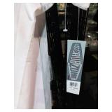 APPEARS NEW - ScrubZone by Landau Women s V-Neck Scrub Top Style 70221 White (Size Large) 2 Pack