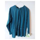 APPEARS NEW - Landau Women s Snap Front Warm-up Scrub Jacket Style 7525 (Size XL)