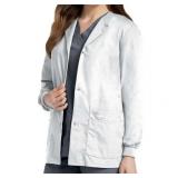 APPEARS NEW - Landau Womens Snap Front Warm-up Scrub Jacket Style 7525 WWP (Size XS)