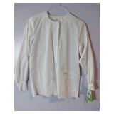 APPEARS NEW - Landau Womens Snap Front Warm-up Scrub Jacket Style 7525 WWP (Size XS)