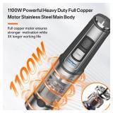 Anybear Immersion Blender, 1100W 2-in-1 Hand Held Blender with Full Copper Motor & Stainless Steel Body, 15 Speed & Turbo Mode Hand Mixer, Blade with Anti-scratch Coating (Gray) - Retail: $110