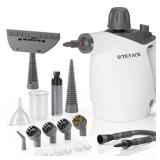 TICYACK Handheld Steam Cleaner, Steam Cleaner with 16 PCS Accessory & Safety Lock, 500ML Capacity, Multi-Surface Deep Cleaning for Home, Car, Bathroom, Grout, Floor, Window (White) - Retail: $38