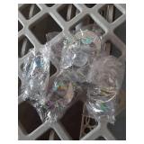 6Pieces Crystal Suncatchers for Window Hanging Sun Catcher with Chain Rainbow Maker Crystal Prisms Decor for Home Garden Party Wedding Ornament Gift Mother Daughter - Retail: $18