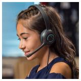 Cyber Acoustics 3.5mm Stereo Headset (AC-5002) â Durable, Crisp, and Clear Communication in Classrooms and at Home - Retail: $17