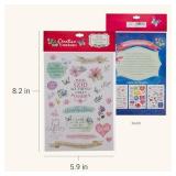 Christian Art Gifts Colorful Stickers for Bible Journaling or Adult Coloring, Scrapbooking or Craft Stickers - Retail: $3