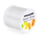 Paxcoo 1mm Elastic Bracelet String Cord Stretch Bead Cord for Jewelry Making and Bracelet Making White - Retail: $7