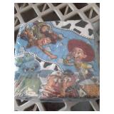 41pcs Toy Storys Party Supplies include 20 plates, 20 napkins, 1 Tablecloth for the Toy Storys birthday party decoration - Retail: $19