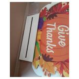 Thanksgiving Porch Sign Turkey Welcome Signs Fall Harvest Wooden Yard Signs Thanksgiving Turkey Welcome Sign Decor for Farmhouse Indoor Outdoor Autumn Decorations Fall Party Supplies 15.7\"H - Retail: