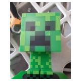Marked, See Photos Paladone Minecraft Offical Licensed Creeper Icon Alarm Clock and Night Light for Kids and Tweens, Gaming Room Accessory - Minecraft Gamer Enthusiast Novelty Gift - Retail: $26