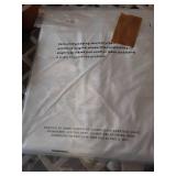 ALYVIA SPRING Waterproof Fabric Shower Curtain Liner with 3 Magnets - Soft Hotel Quality Cloth Shower Liner, Light-Weight & Machine Washable - Standard Size 72x72, White - Retail: $16