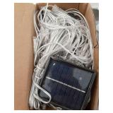 Solar Powered Christmas Net Lights Outdoor, 8 Modes Mesh Lights Decorations for Bushes, Garden, Yard, 6.56Ft*6.56Ft (Warm White) - Retail: $20